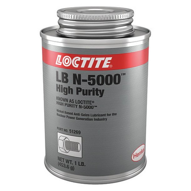 Henkel 51269 LOCTITE® LB N-5000™ Nickel-Based Anti-Seize Lubricant Paste - 453.6 Gram (1 lb) Brush Top Can