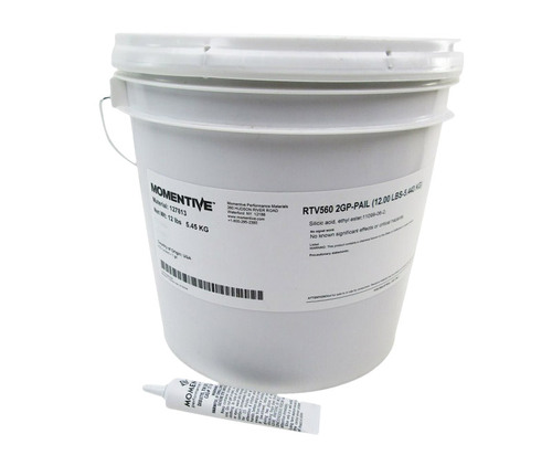 Momentive™ RTV 577/DBT White Low Temp Silicone Sealant Paste - 12 lb Pail Kit