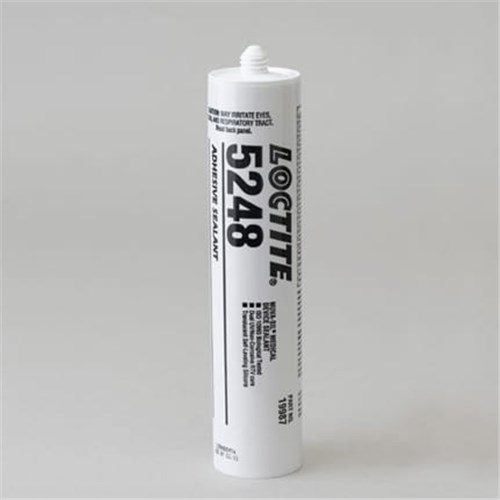 Henkel 19987 LOCTITE® SI 5248™ Translucent High-Strength Alkoxy Silicone Adhesive - 300 mL (10.15 oz) Cartridge