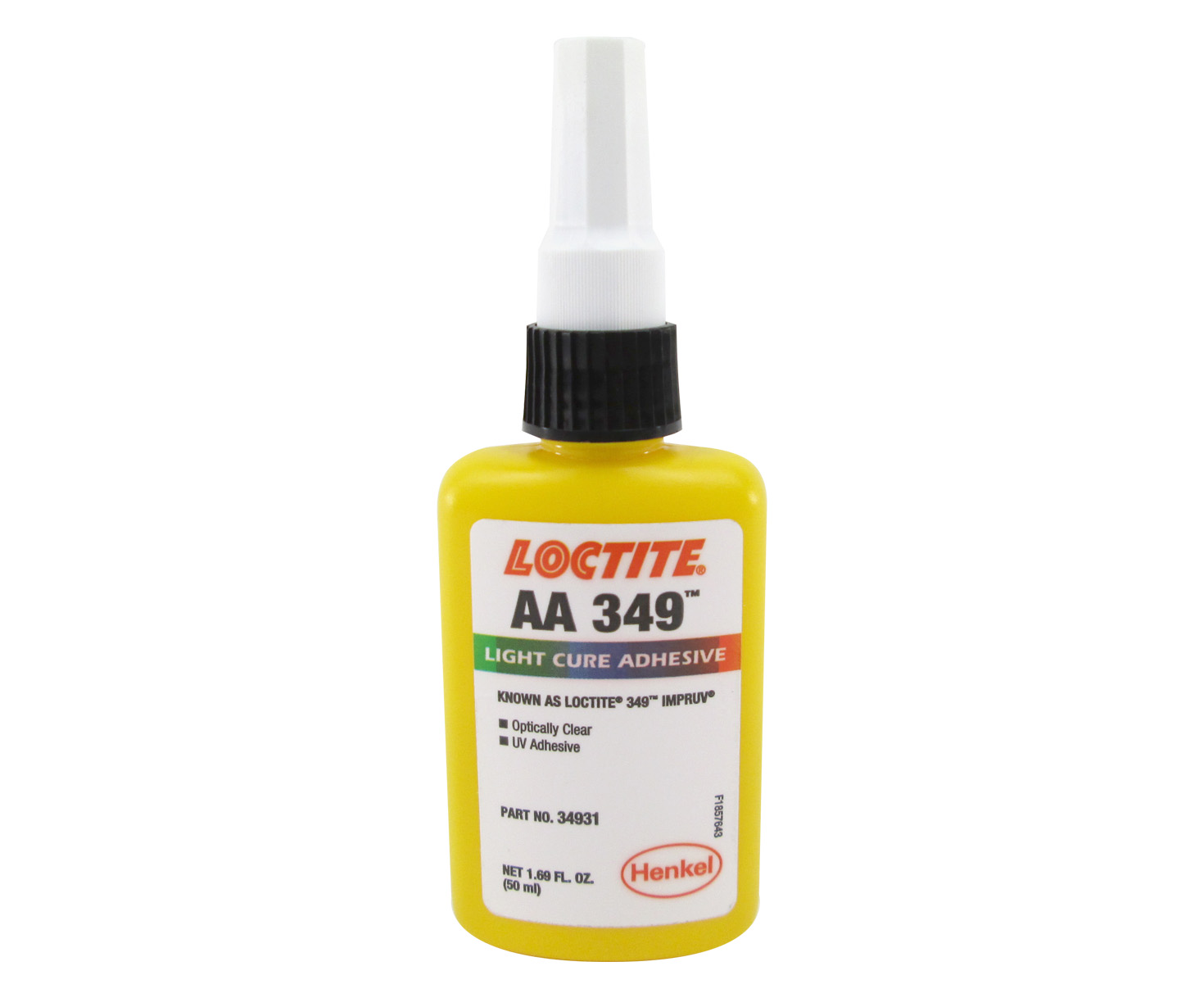 Henkel 34931 LOCTITE® AA 349™ IMPRUV® Light-Cure Acrylic Adhesive - 50 mL (1.69 oz) Bottle