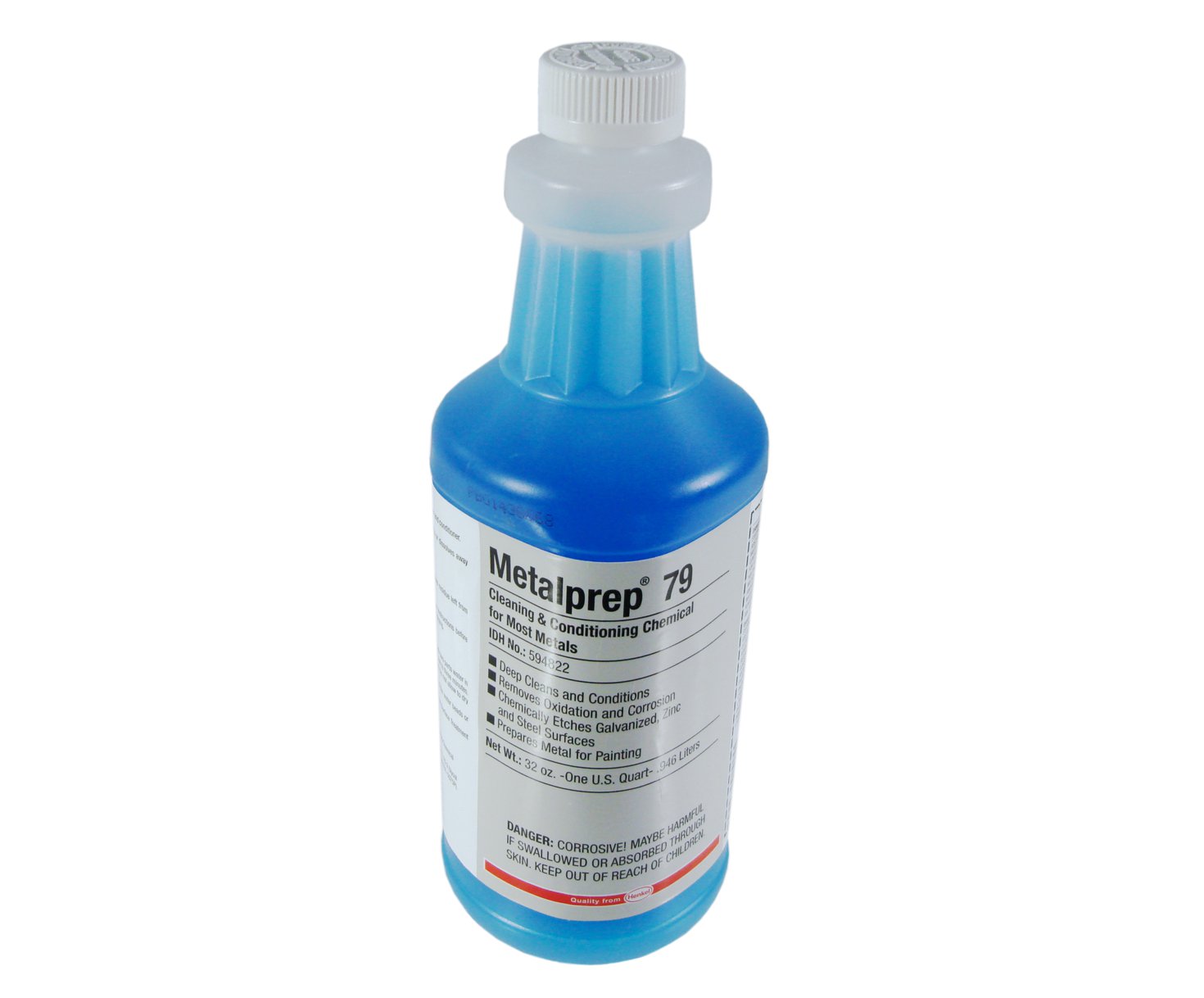 Henkel 594822 BONDERITE® C-IC 79™ AERO Blue Acid Cleaning & Conditioning Chemical - Quart Bottle