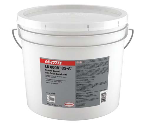 Henkel 38584 LOCTITE® LB 8008™ C5-A® Copper Based Anti-Seize Lubricant - 11.3 Kg (25 lb) Pail