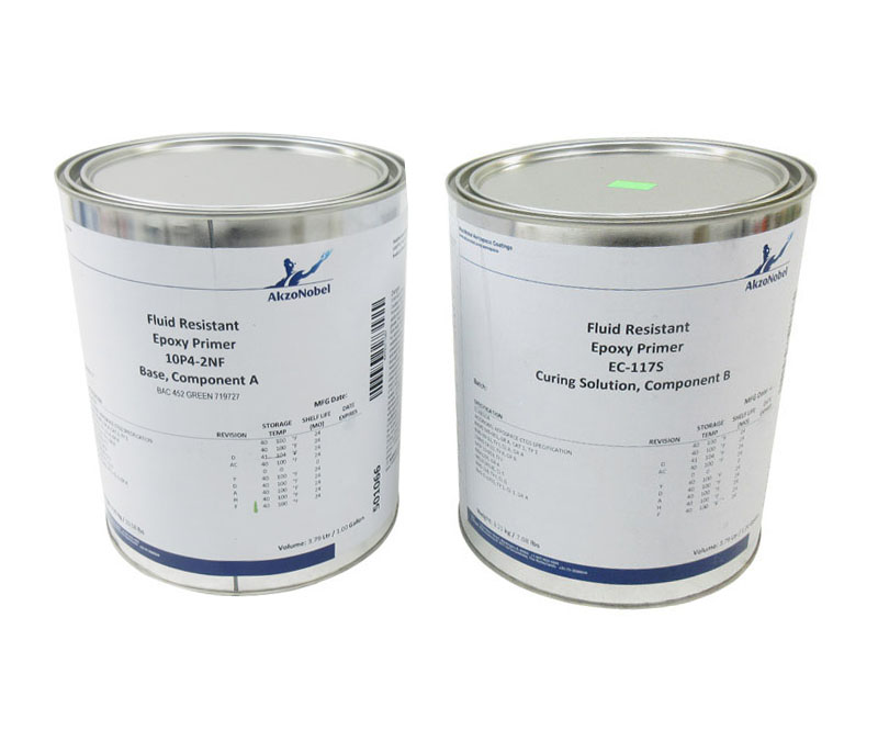 AkzoNobel 10P4-2NF/EC-117S BAC 452 Green BMS10-11 Type I, Class A, Grade A Spec Fluid Resistant Epoxy Primer - 2 Gallon Kit