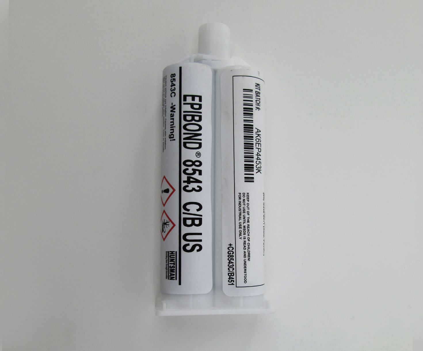 HUNTSMAN® EPIBOND® 8543-C/B Huntsman Standard COA Spec Fast-Setting Epoxy Adhesive - 50 mL Cartridge - 600/Pack