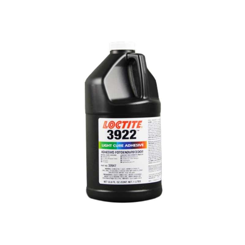 Henkel 32047 LOCTITE™ AA 3922™ Transparent Light-Cure Acrylic Adhesives - Liter (33.8 oz) Bottle