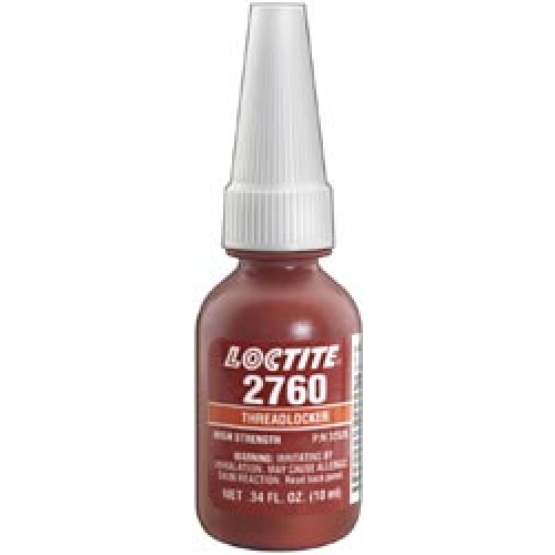 Henkel 32526 LOCTITE® 2760™ Red High-Strength Primerless Threadlocker - 10 mL (0.34 oz) Bottle
