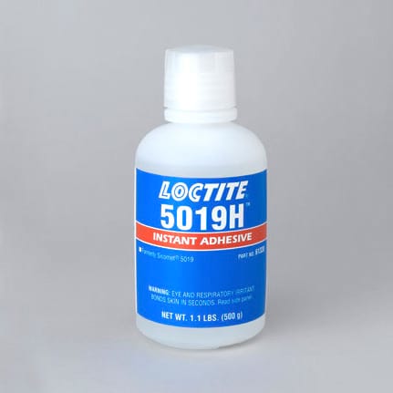 Henkel 61330 LOCTITE® 5019H Transparent Cyanoacrylate Adhesive - 500 Gram (1.1 lb) Bottle - 10/Case