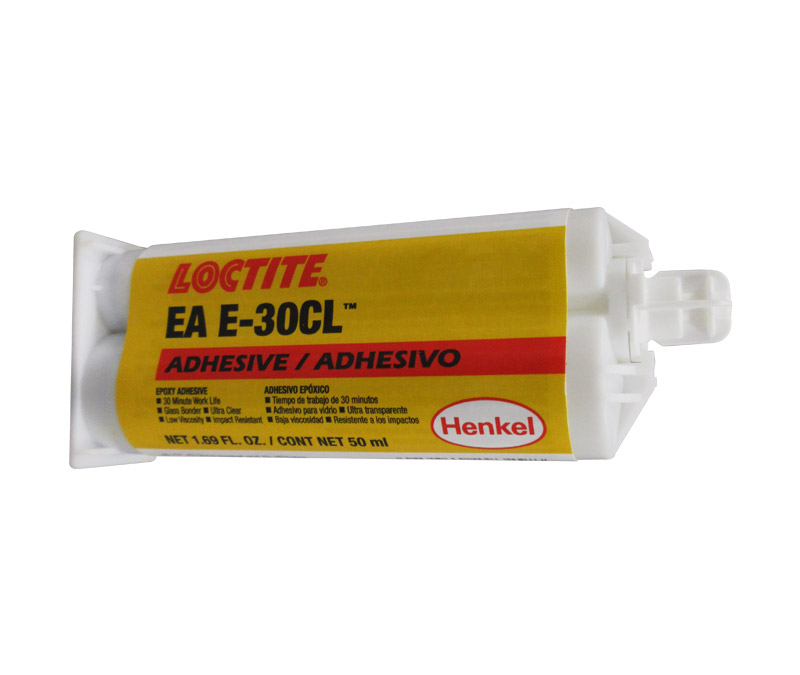 Henkel 29329 LOCTITE® EA E-30CL™ HYSOL® Clear Low Shrinkage Industrial-Gr Solid Epoxy Adhesive - 50 mL (1.69 oz) Dual Cartridge