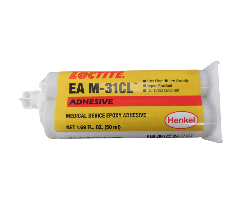 Henkel 30673 LOCTITE® EA M-31CL™ HYSOL® Medical Device Epoxy Adhesive - 50 mL (1.69 oz) Standard Cartridge