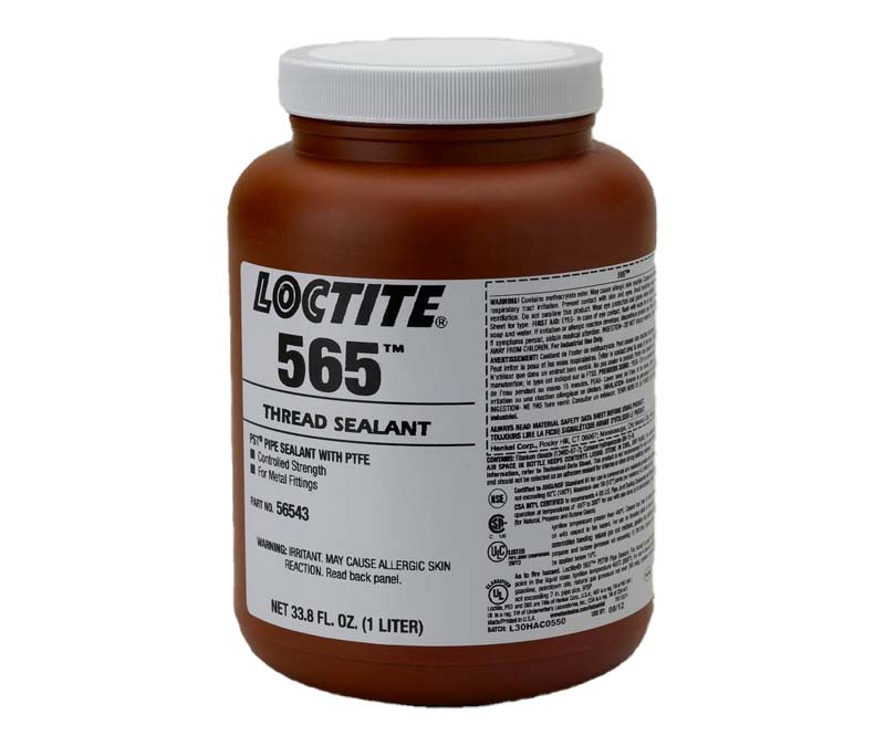 Henkel 56543 LOCTITE® 565™ White Thread Sealant - Liter (33.8 oz) Bottle