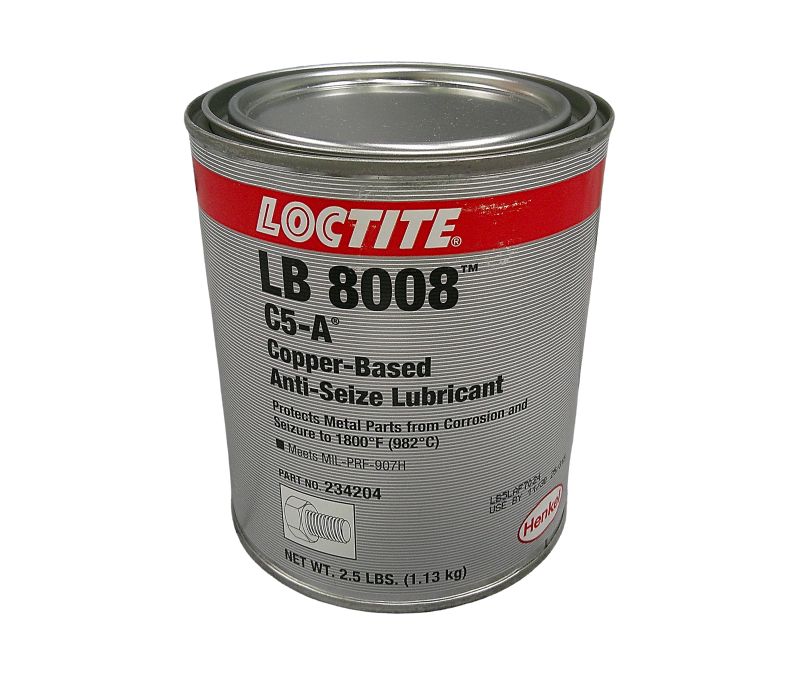 Henkel 51008 LOCTITE® LB 8008™ C5-A® Copper Based Anti-Seize Lubricant - 1.13 Kg (2.5 lb) Can