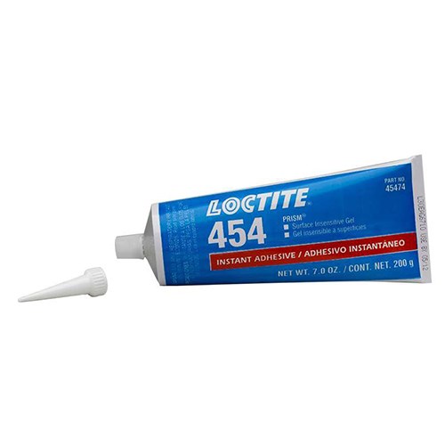 Henkel 45474 LOCTITE® 454™ PRISM® Clear Instant Adhesive Gel - 200 Gram (7 oz) Tube - 2/Pack