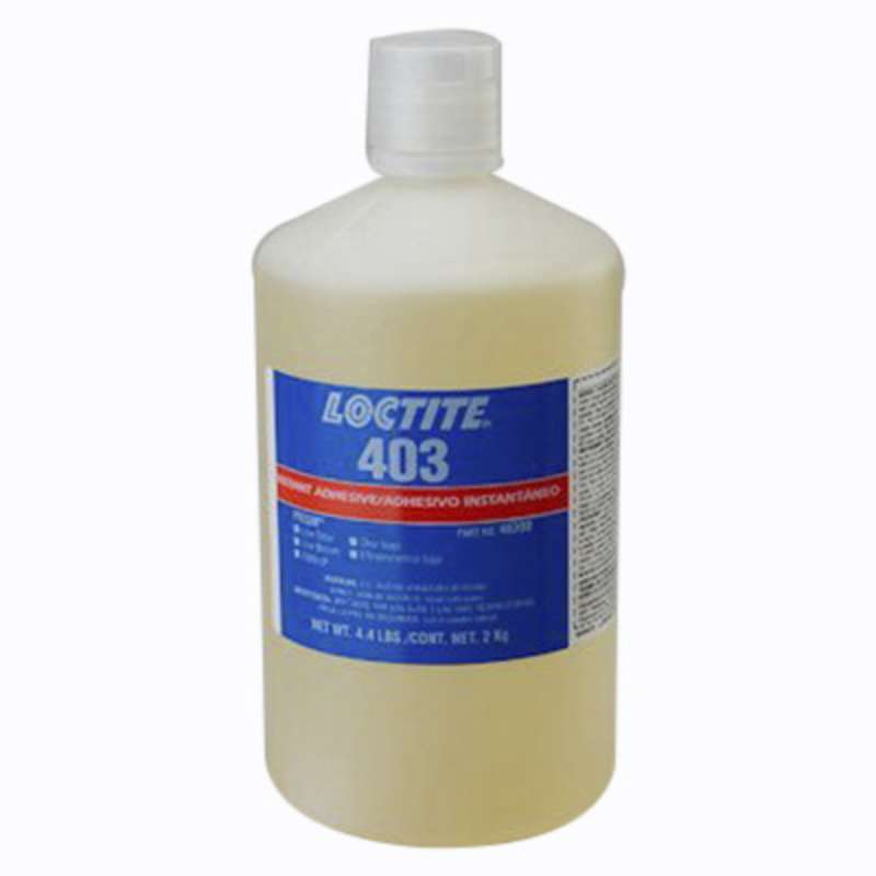 Henkel 40390 LOCTITE® 403™ PRISM® Low Odor Low Bloom Instant Adhesive - 2 Kg (4.4 lbs) Bottle