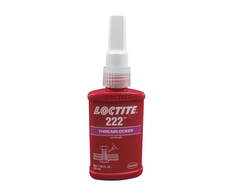 Henkel LOCTITE® 222 Low Strength Threadlocker - 50 mL (1.69 oz) Bottle