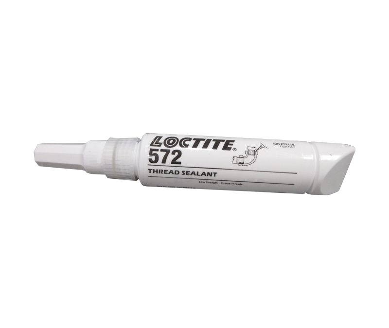Henkel 21454 LOCTITE® 572™ Off-White Medium-Strength Thread Sealant - 50 mL (1.69 oz) Bottle