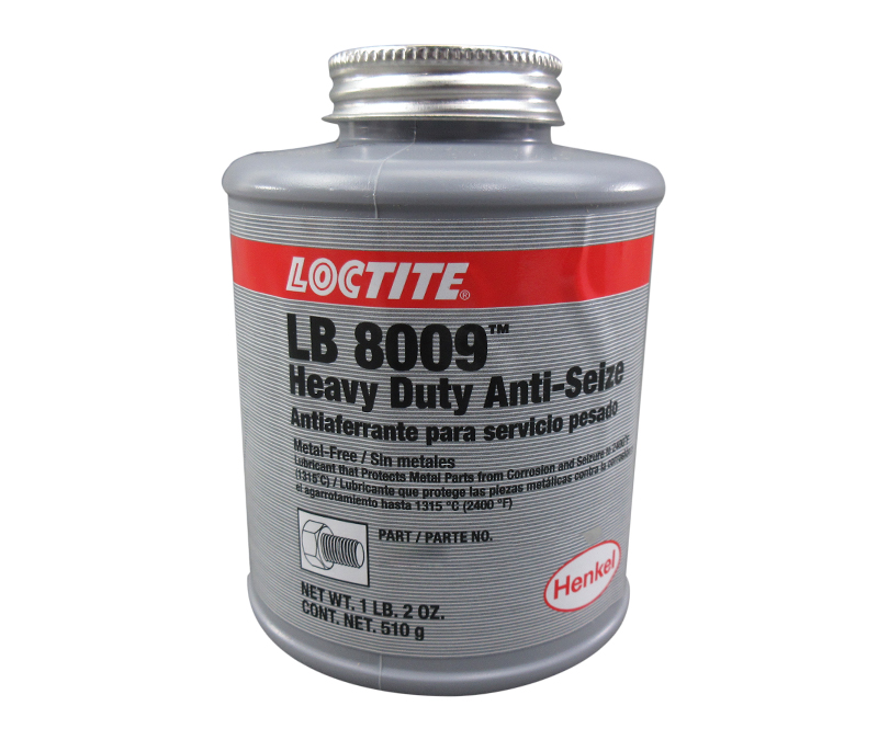 Henkel 51606 LOCTITE® LB 8009™ Gray Heavy-Duty Anti-Seize - 510 Gram (18 oz) Brush Top Jar