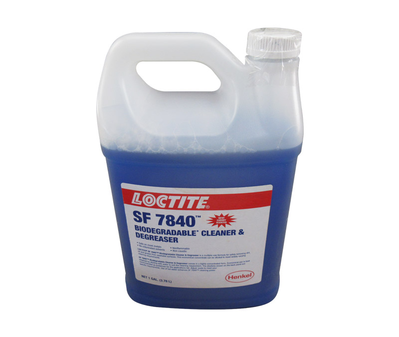 Henkel LOCTITE® SF 7840 Natural Blue Biodegradable Cleaner & Degreaser - 3.78 L (Gallon) Open Head Jug with Lid