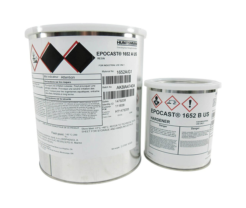 HUNTSMAN® EPOCAST® 1652-A/B Huntsman Standard COA Spec Epoxy Adhesive - Gallon Kit