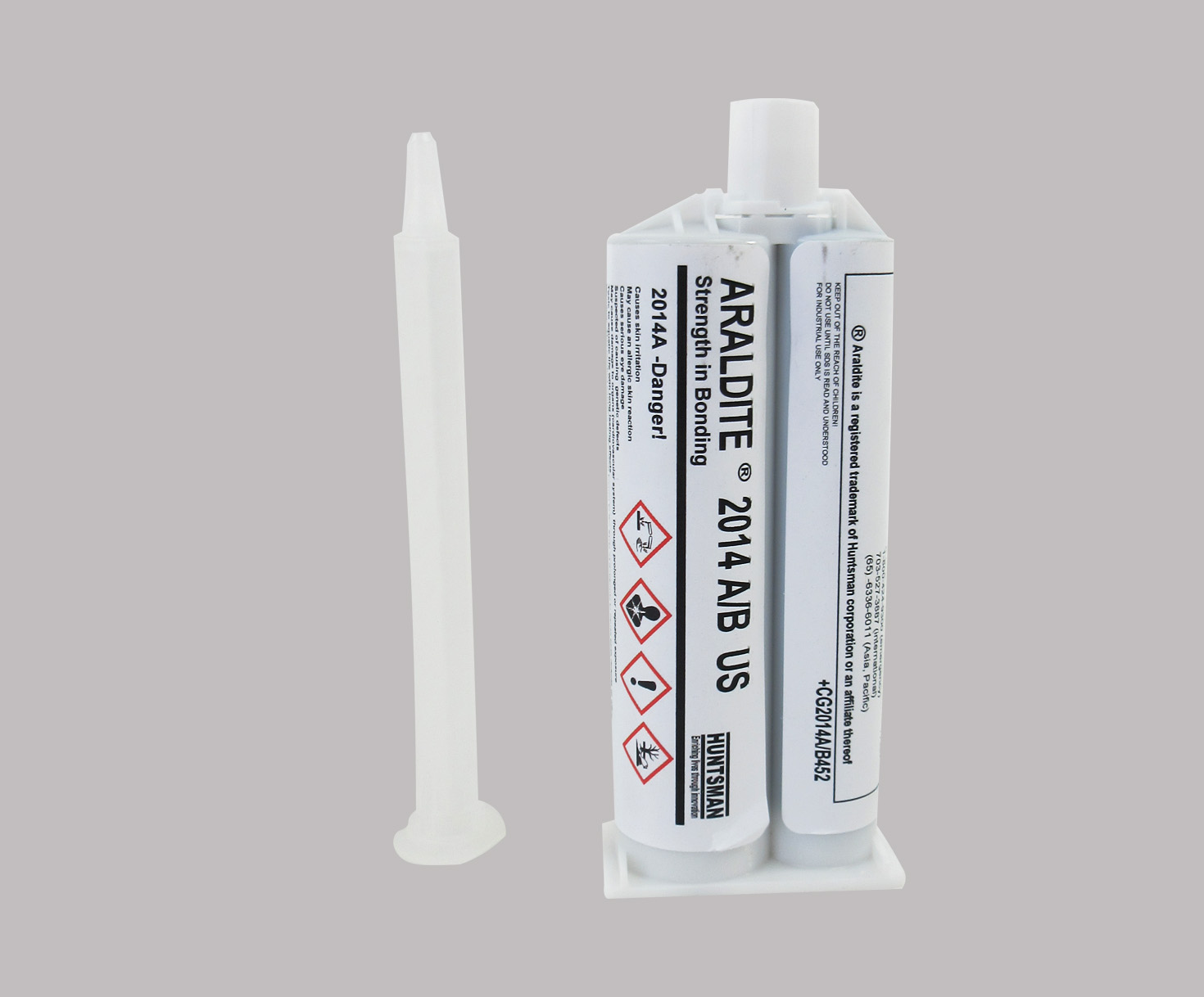 HUNTSMAN® ARALDITE® 2014 Two-Component Epoxy Paste Adhesive - 50 mL Dual Barrel Cartridge