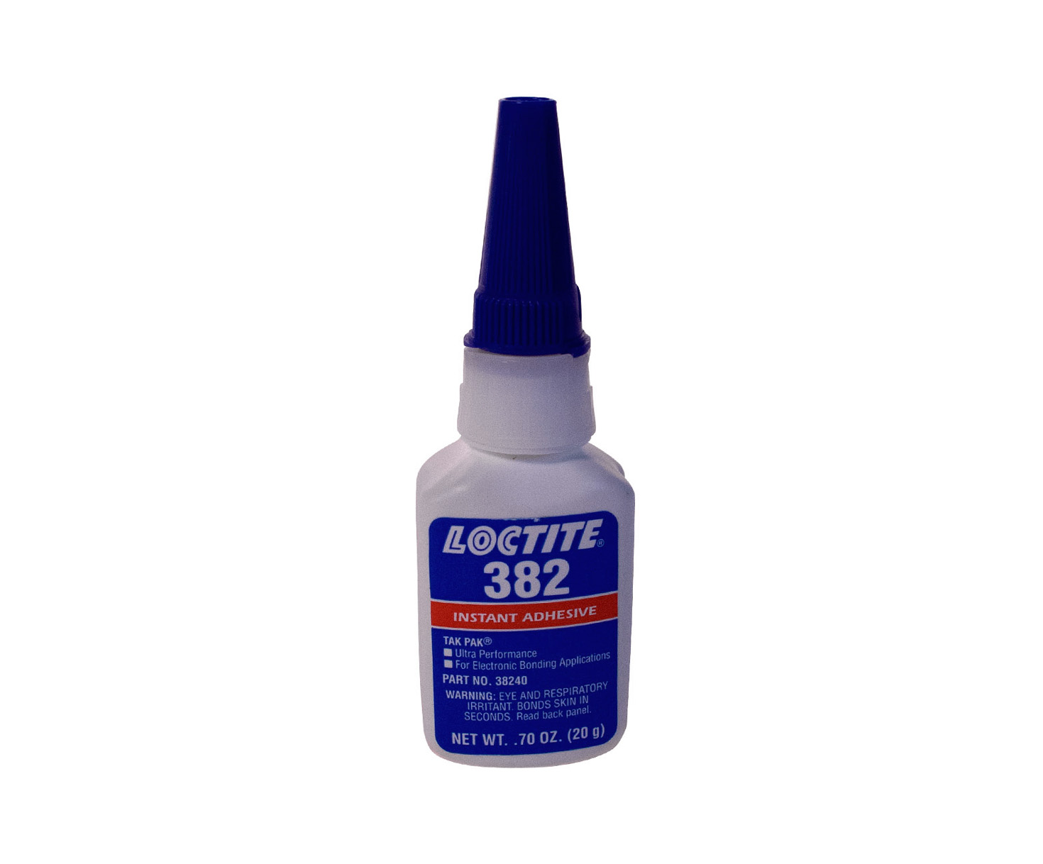 Henkel 38240 LOCTITE® 382™ TAK PAK® Transparent General-Purpose Instant Adhesive - 20 Gram (.70 oz) Bottle