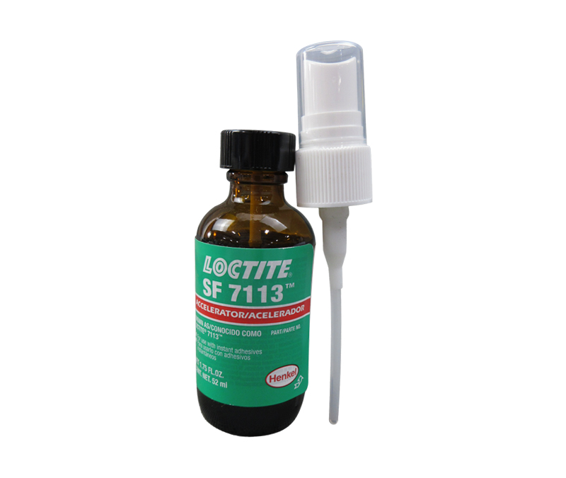 Henkel 19605 LOCTITE® SF 7113™ Transparent Adhesive Accelerator - 52 mL (1.75 oz) Bottle