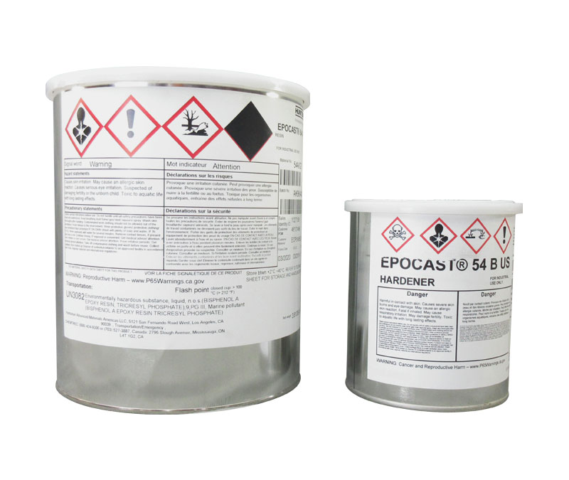 HUNTSMAN® EPOCAST® 54-A/B Huntsman Standard COA Spec High-Strength Epoxy Laminating System - Gallon Kit