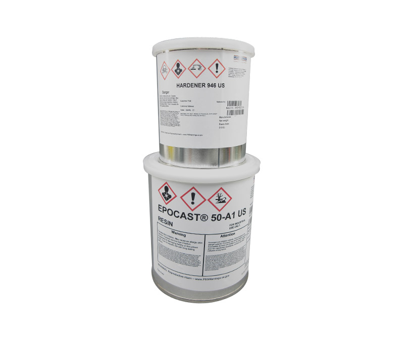 HUNTSMAN® EPOCAST® 50-A1/946 Huntsman Standard COC Spec High-Strength Epoxy Laminating System - Quart Kit