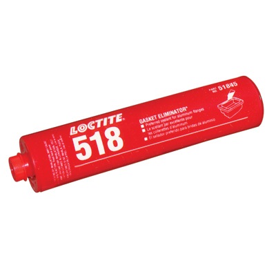 Henkel 51845 LOCTITE® 518™ Red Gasket Eliminator Flange Sealant - 300 mL (10.15 oz) Cartridge - 10/Pack