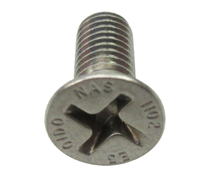 National Aerospace Standard NAS1102E3-8 Stainless Steel Screw, Machine - 100/Pack