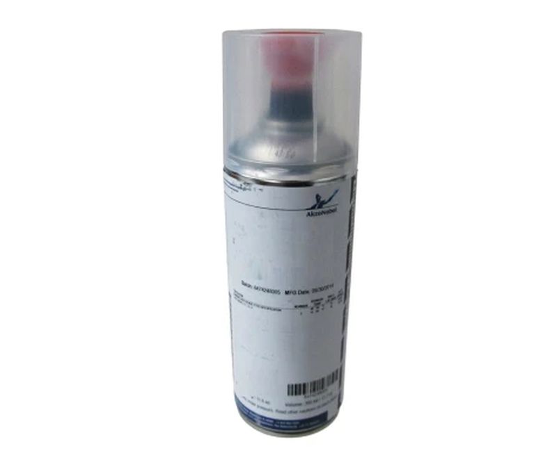 AkzoNobel 666-58-7038SC Flat Black Polyurethane Topcoat - 400 ml Aerosol - 24/Pack