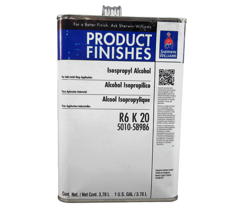 Sherwin-Williams® R6K20 Isopropyl Alcohol - Gallon Can