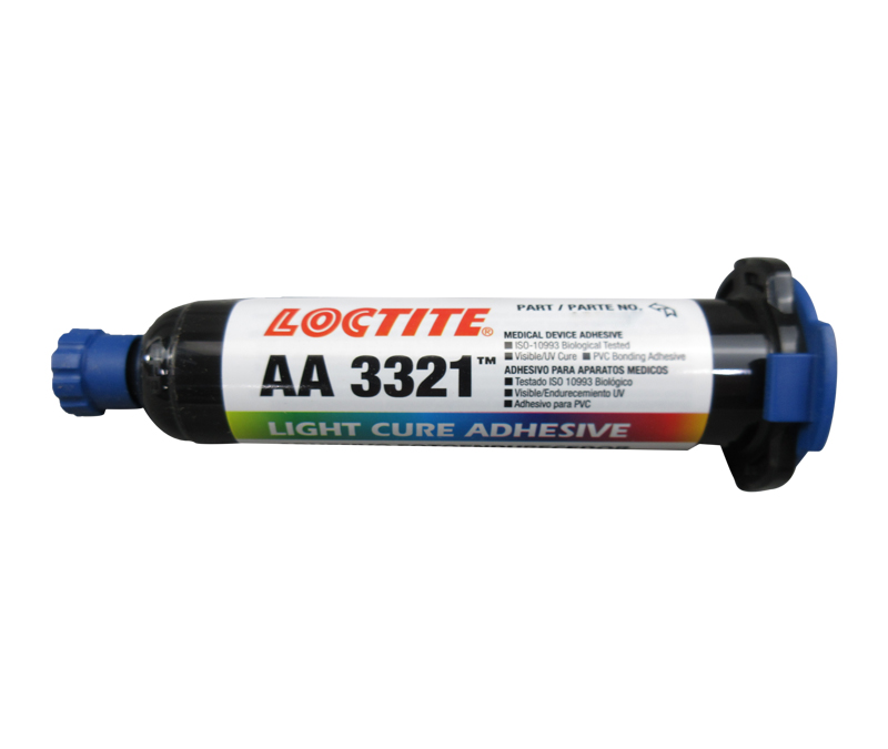 Henkel 19739 LOCTITE® AA 3321™ Yellow Light-Cure Acrylic Adhesive - 25 mL (0.85 oz) Syringe - 10/Pack