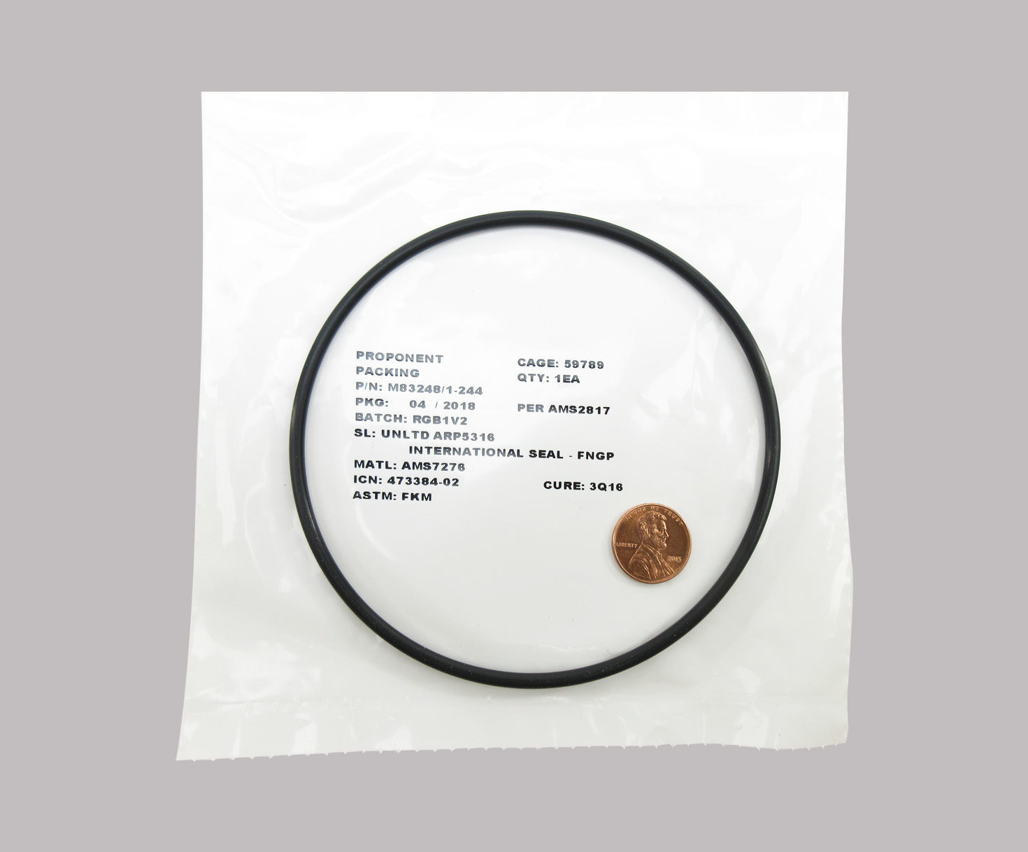Military Specification M83248/1-244 O-Ring - 10/Pack