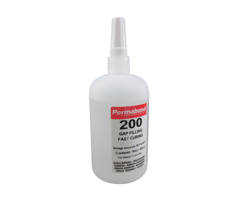 Permabond® 200 Clear Cyanoacrylate Adhesive - 1 lb Bottle