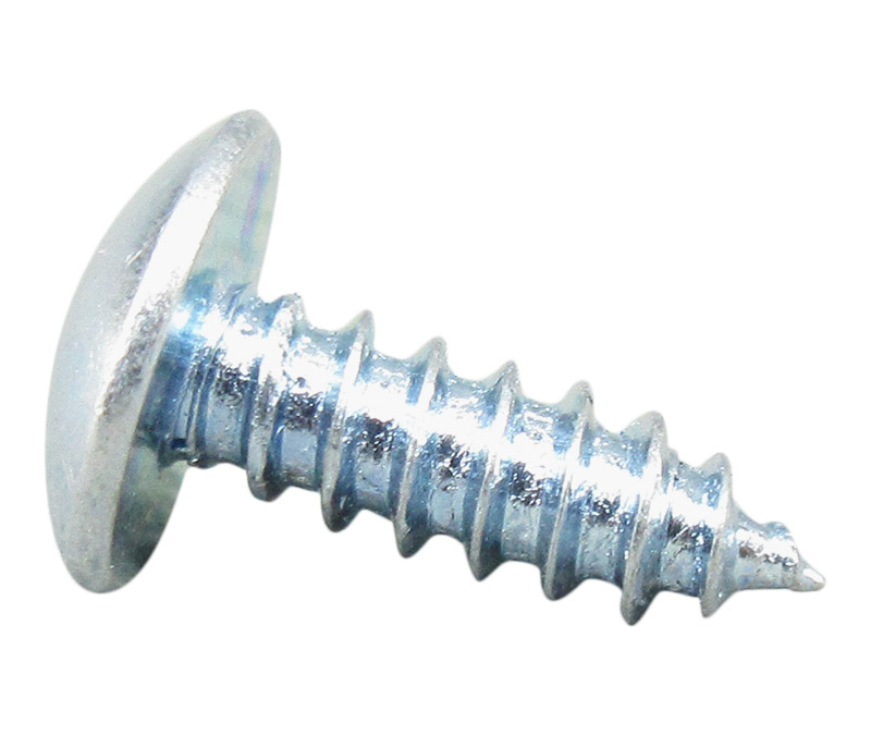 Commercial 8RX1-2THA Steel Self-Tapping Truss Head Sheet Metal Screw - 100/Pack