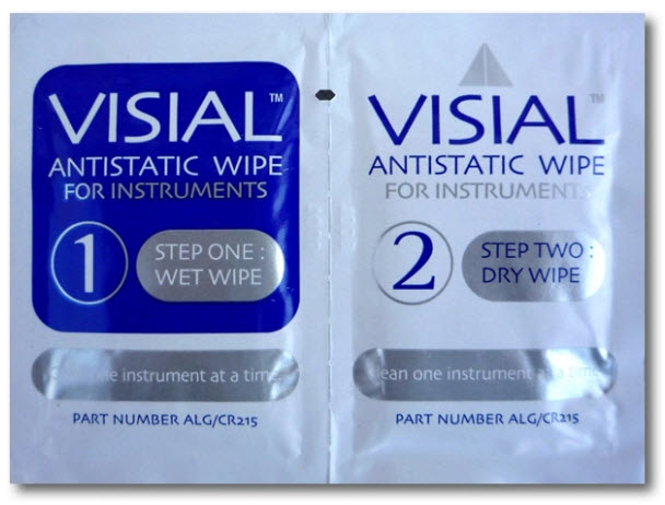 ALGLAS® ALG/CR215 Visial™ Anti-Static Wipe for Instruments - 1+2 Twin Pack - 50/Pack