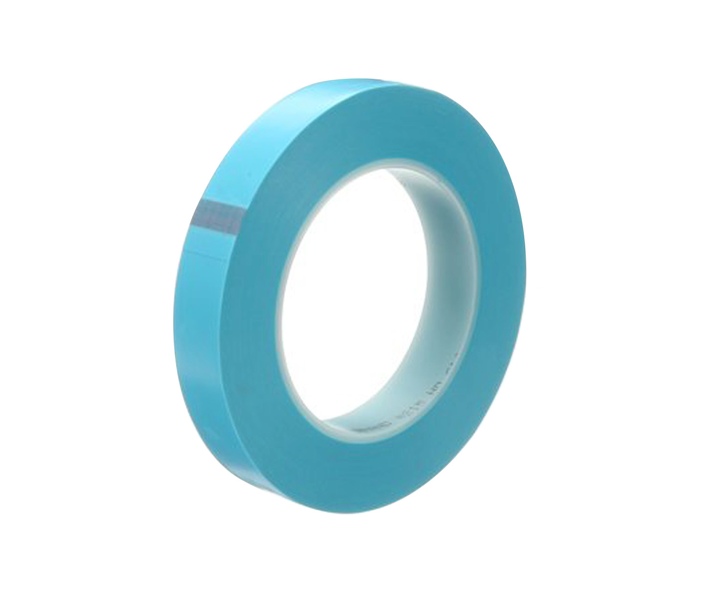 3M™ 021200-60832 Scotch® 215 Blue 4.8 Mil Fine Line Tape - 1/2" x 60 Yard Roll - 72/Case