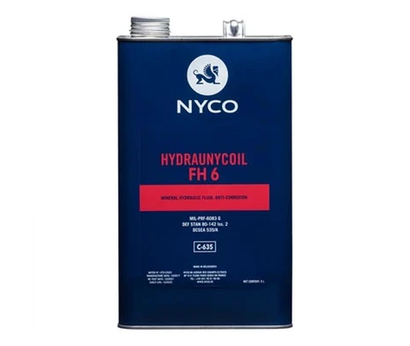 NYCO HYDRAUNYCOIL FH 6 Petroleum-Based Hydraulic Fluid - 5 Liter Can