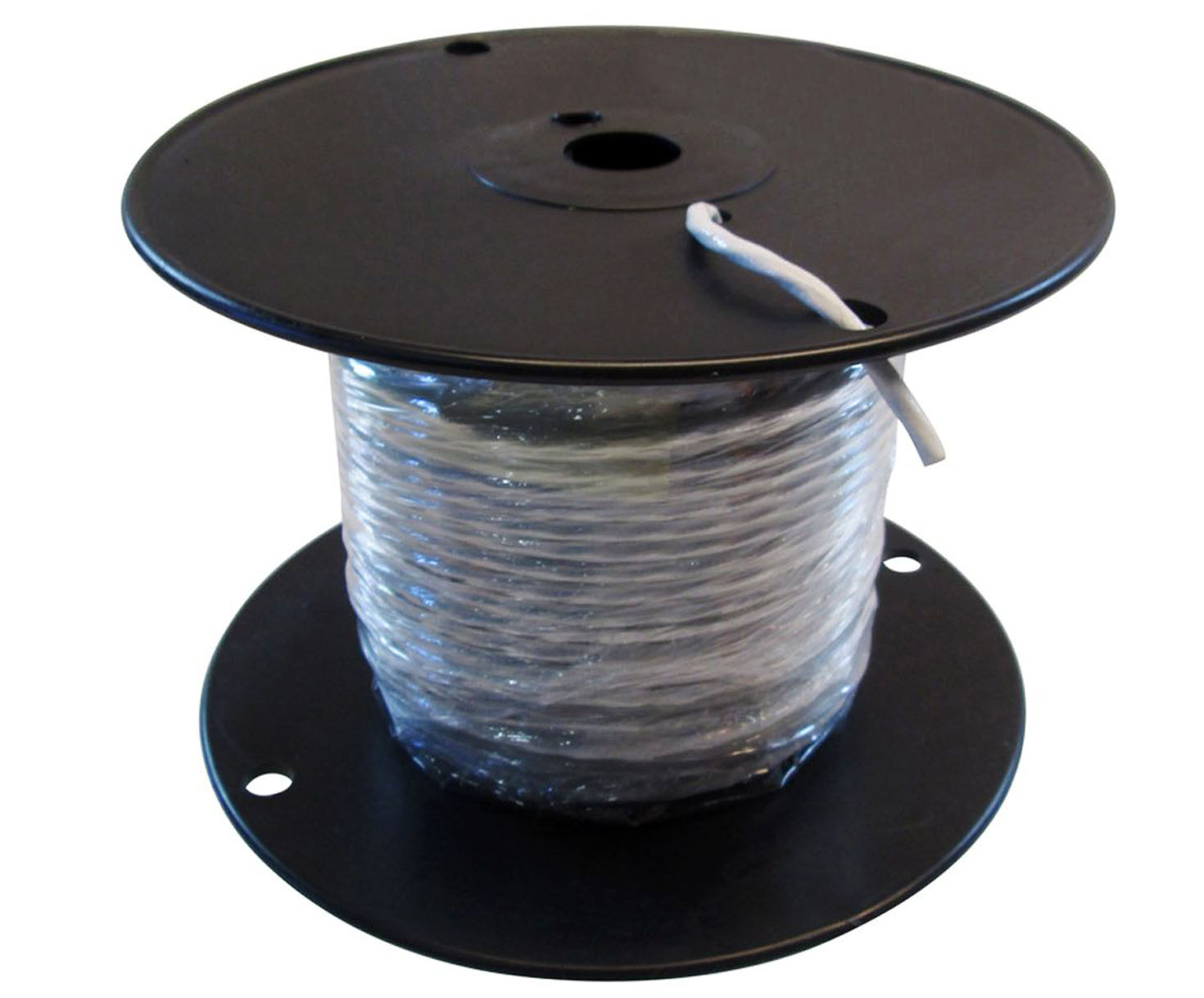 Military Specification M27500/24TG4T14 White Jacket 24 AWG 4 Conductor Shielded Cable - 100-Ft/Roll