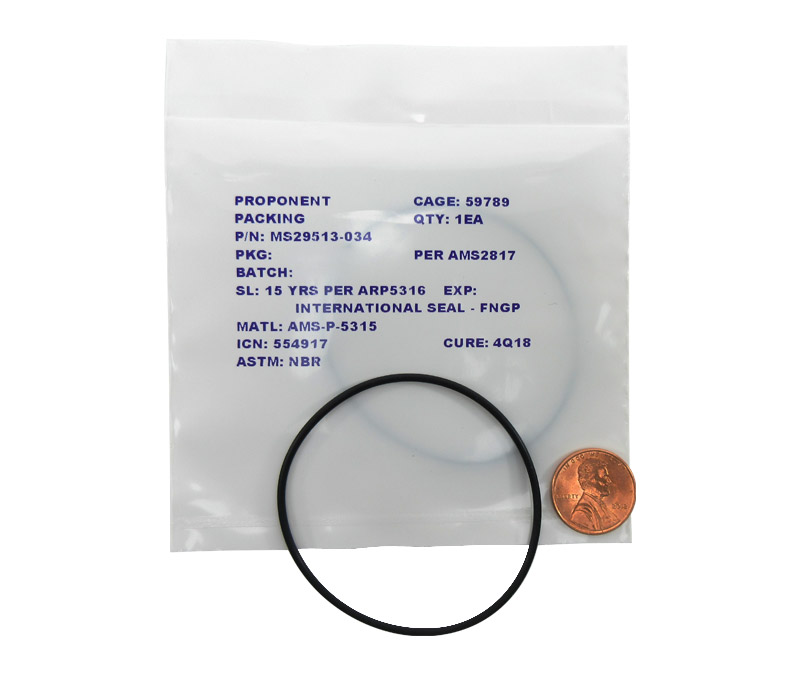 Military Standard MS29513-034 O-Ring - 15/Pack
