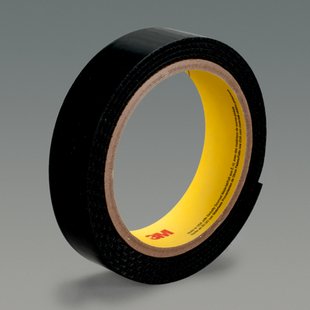 3M™ 021200-86252 Scotchmate™ SJ3527N Black Loop Fastener - 1" x 0.14" x 50 Yard Roll - 3/Pack