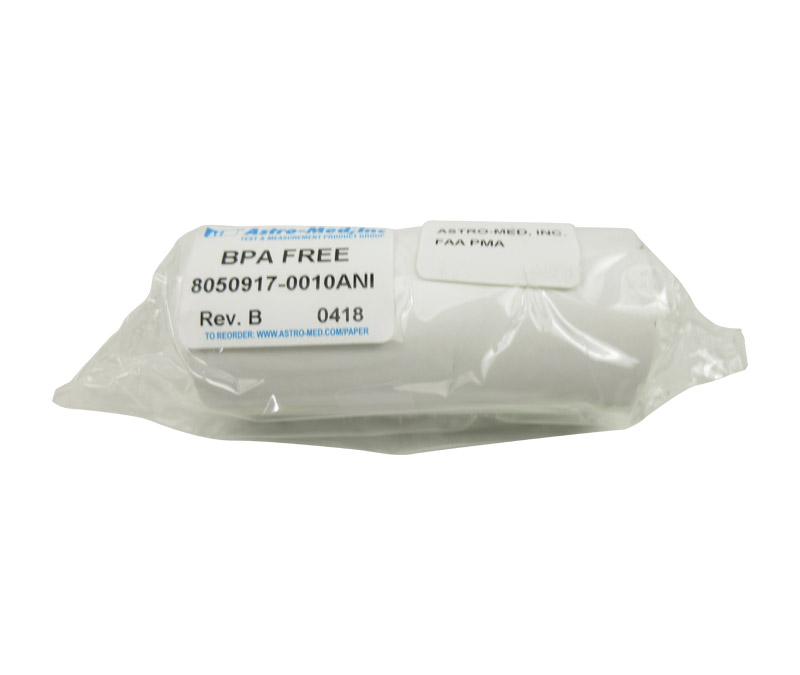AstroNova® 41389401 FAA-PMA Thermal Airborne Printer Paper Roll - 50/Pack