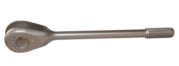 Military Specification MS21252-C3RS Stainless Steel Right Hand 3/32" Clevis, Turbuckle, Clip Locking
