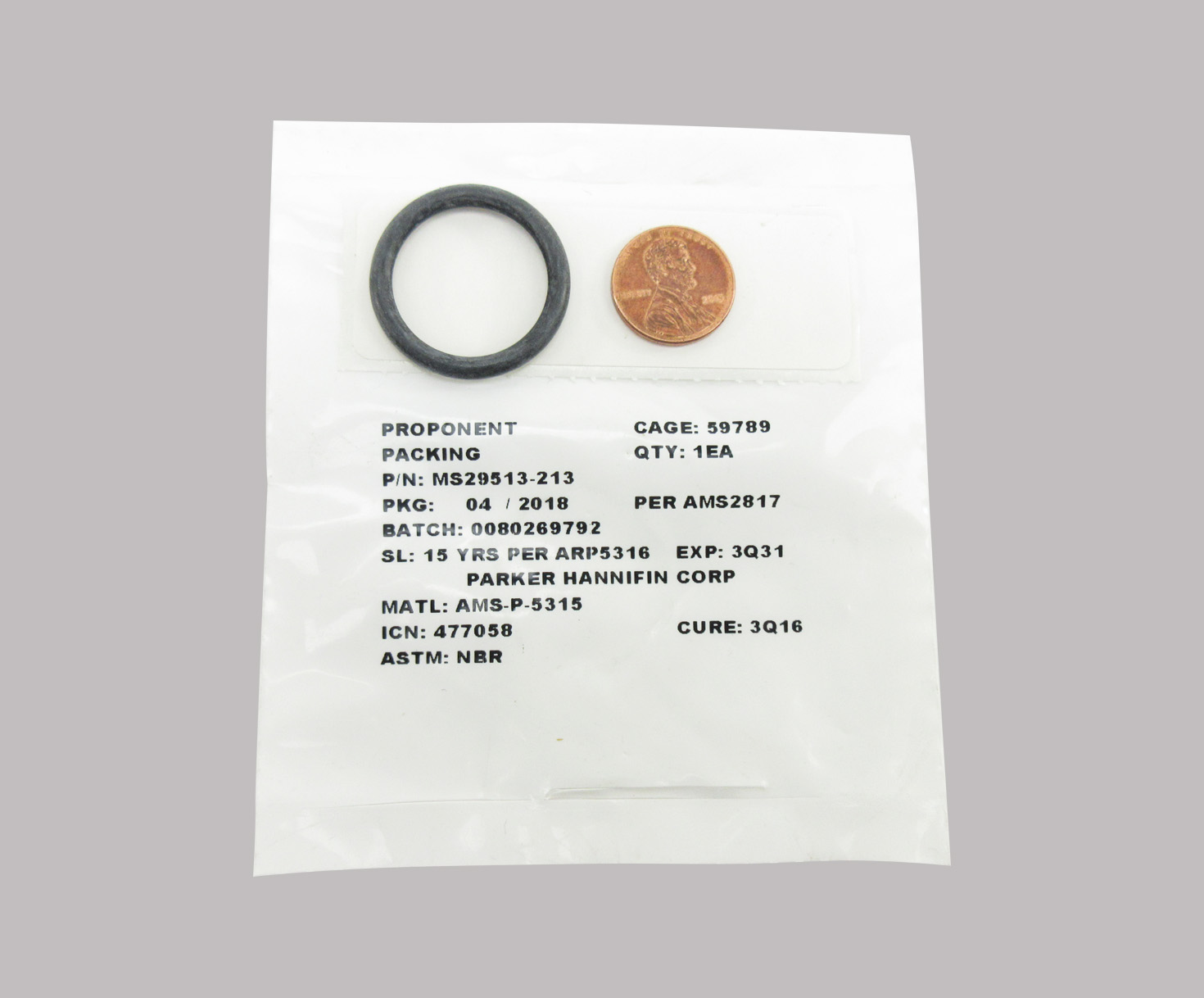 Military Standard MS29513-213 O-Ring - 25/Pack
