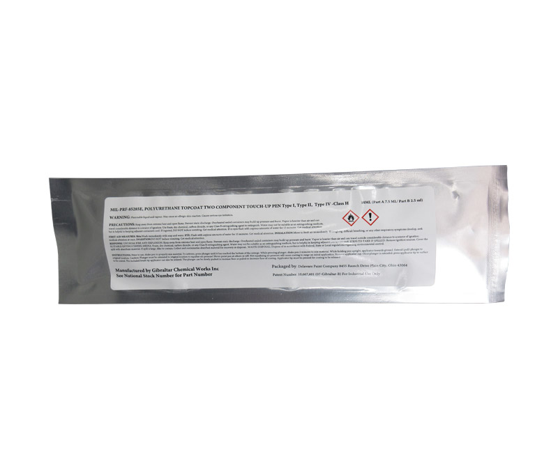 Military Specification MIL-PRF-85285E Type I, Class H FS#16473 Gloss Gray Polyurethane Topcoat - 10cc Touch-Up Pen - 24/Pack