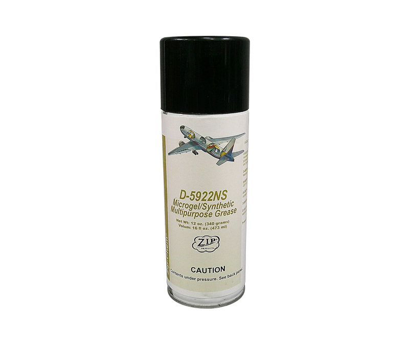 Zip-Chem® 002082 Aero-Lube™ D-5922NS Microgel/Synthetic Multi-Purpose Grease - 12 oz Aerosol Can