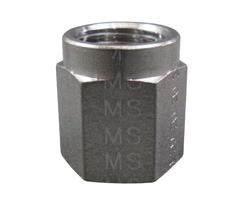 Military Standard MS21921-6R Stainless Steel Nut, Tube Coupling - 2/Pack