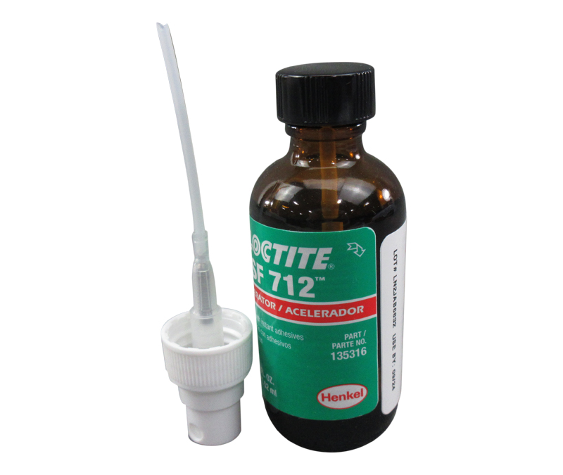 Henkel 20352 LOCTITE® SF 712™ TAK PAK® Transparent Adhesive Accelerator - 52 mL (1.75 oz) Spray Bottle - 20/Pack