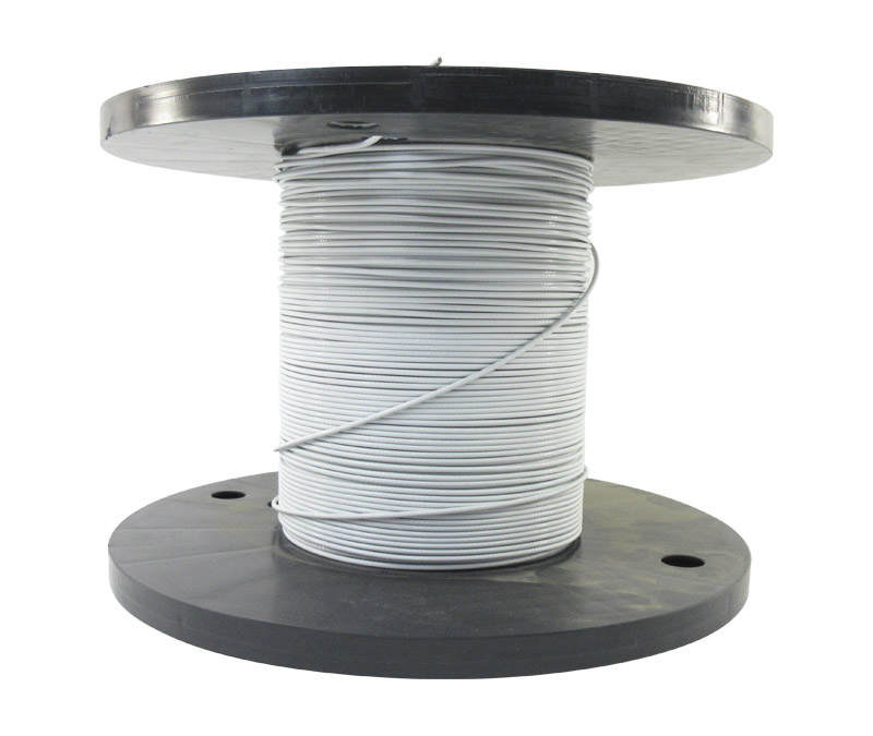 Military Specification M27500/20TG1T14 White Jacket 20 AWG 1 Conductor Shielded Cable - 100-Foot Length