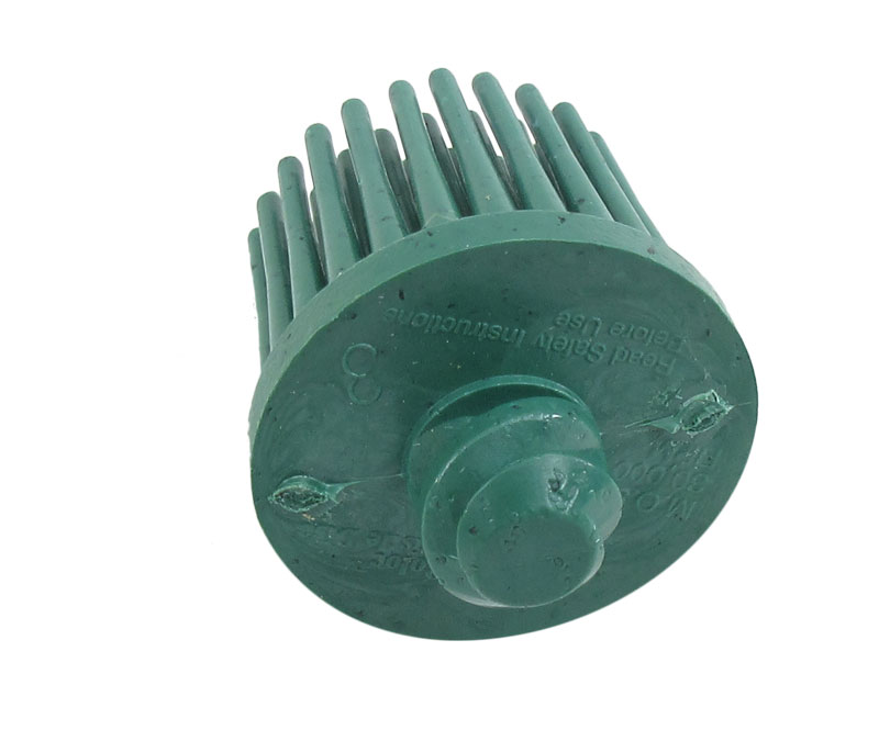 3M™ Scotch-Brite™ Roloc™ 18698 Green 1" x 5/8" Grit P50 Ceramic Bristle Disc - 17/Carton